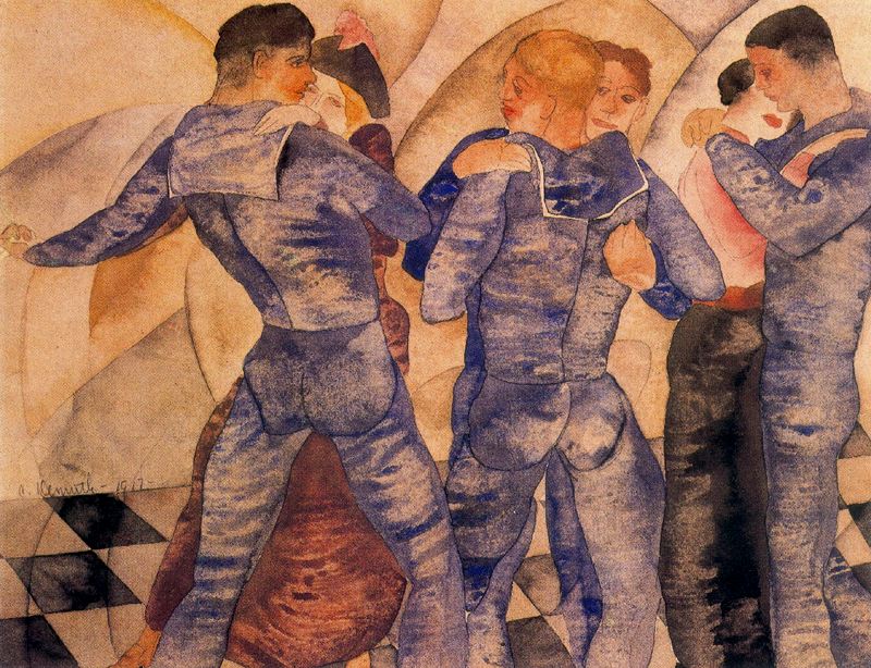 Dancing Sailors by Charles Demuth, 1918